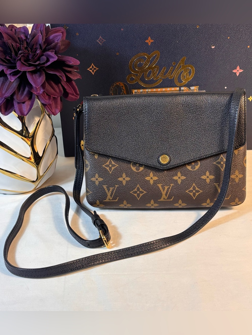 Louis Vuitton Twice Twinset Monogram Noir
